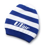 Полосатая шапка с логотипом 'UTair', арт:1058